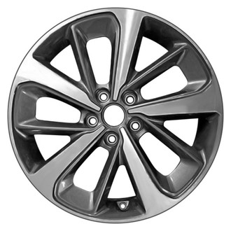 CCI® - 10 Spiral-Spoke Dark Charcoal with Machined Accents 18x7.5 Alloy Factory Wheel - Remanufactured