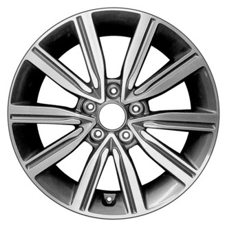 CCI® - 5 V-Spoke Dark Charcoal Metallic with Machined Face 17x7 Alloy Factory Wheel - Remanufactured
