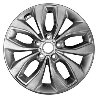 CCI® - 5 V-Spoke Machined and Medium Charcoal Metallic 17x6.5 Alloy Factory Wheel - Remanufactured