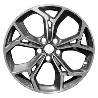 CCI® - 5 Split-Spoke Machined Black Metallic 19x7.5 Alloy Factory Wheel - Remanufactured