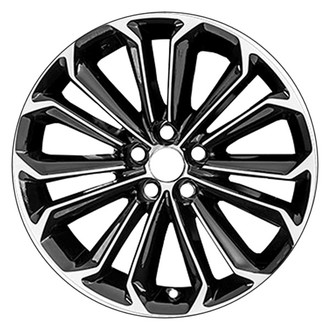 CCI® - 7 V-Spoke Black with Machined Face 17x7 Alloy Factory Wheel - Replica