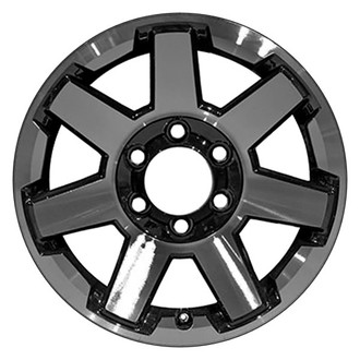 CCI® - 7 I-Spoke Black with Machined Face 17x7.5 Alloy Factory Wheel - Remanufactured