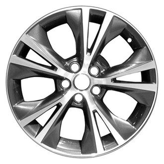 CCI® - 5 V-Spoke Light Charcoal Metallic with Machined Face 18x7.5 Alloy Factory Wheel - Remanufactured