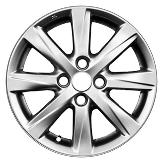 CCI® - 8 Turbine-Spoke Smoked Silver 15x5.5 Alloy Factory Wheel - Remanufactured
