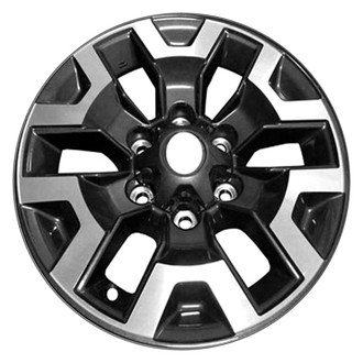 CCI® - 6-Slot Charcoal with Machined Face 16x7 Alloy Factory Wheel - Remanufactured