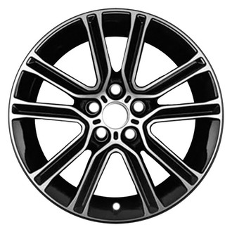 CCI® - 5 Double V-Spoke Black with Machined Face 18x7.5 Alloy Factory Wheel - Remanufactured