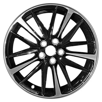 CCI® - 10 Alternating-Spoke Gloss Black with Machined Accents 19x8 Alloy Factory Wheel - Replica