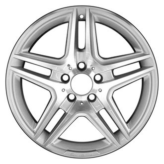 CCI® - Double 5-Spoke Silver with Machined Face 18x8.5 Alloy Factory Wheel - Remanufactured