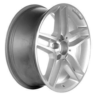 CCI® - Double 5-Spoke Machined Bright Sparkle Silver 17x7.5 Alloy Factory Wheel - Remanufactured