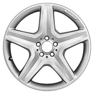 CCI® - 5-Spoke Gloss Black with Machined Accents 20x9 Alloy Factory Wheel - Remanufactured