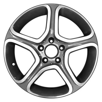 CCI® - 5-Spoke Charcoal Metallic with Machined Face 17x7.5 Alloy Factory Wheel - Remanufactured