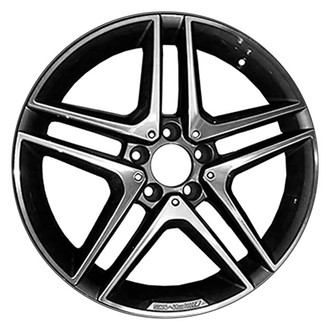 CCI® - Double 5-Spoke Machined and Charcoal 18x8 Alloy Factory Wheel - Remanufactured