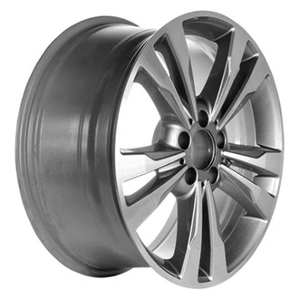 CCI® - Double 5-Spoke Charcoal with Machined Face 18x8.5 Alloy Factory Wheel - Remanufactured