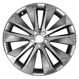 CCI® - 10 I-Spoke Medium Silver with Machined Face 20x8.5 Alloy Factory Wheel - Remanufactured