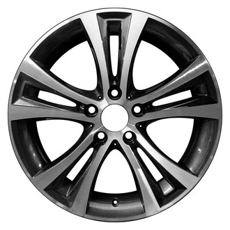 CCI® - Double 5-Spoke Dark Charcoal Metallic with Machined Face 18x7.5 Alloy Factory Wheel - Remanufactured