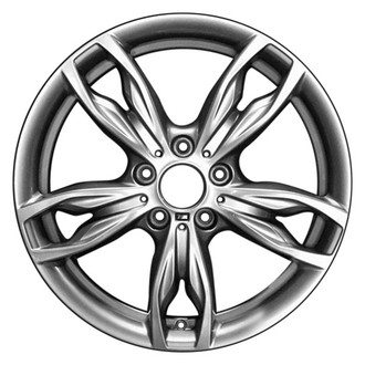 CCI® - Double 5-Spoke Medium Charcoal 18x8 Alloy Factory Wheel - Remanufactured
