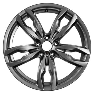 CCI® - Double 5-Spoke Machined and Medium Charcoal Metallic 20x8.5 Alloy Factory Wheel - Remanufactured