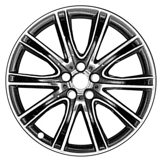 CCI® - 5 Double V-Spoke Silver 20x10 Alloy Factory Wheel - Remanufactured