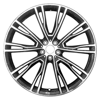 CCI® - 5 Double V-Spoke Dark Charcoal with Machined Face 21x9.5 Alloy Factory Wheel - Remanufactured