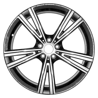CCI® - 5 Split-Spoke Machined Dark Chawrcoal Matte 19x8 Alloy Factory Wheel - Remanufactured