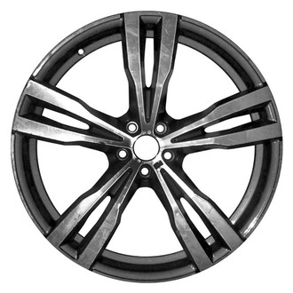 CCI® - 5 Split-Spoke Dark Charcoal with Machined Face 21x9.5 Alloy Factory Wheel - Remanufactured
