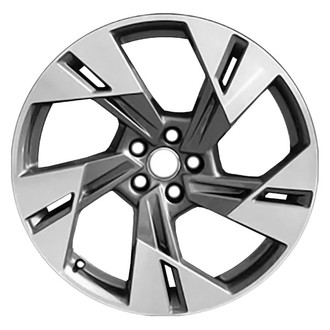 CCI® - 5 Split-Spoke Medium Charcoal with Machined Face 20x9 Alloy Factory Wheel - Remanufactured