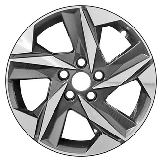 CCI® - 5 Spiral-Spoke Black 17x7 Alloy Factory Wheel - Remanufactured