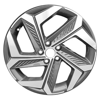 CCI® - 5-Spoke Dark Charcoal Metallic with Machined Face 19x7.5 Alloy Factory Wheel - Remanufactured