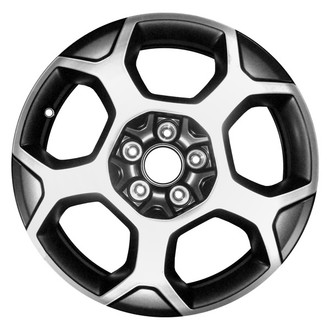 CCI® - 5-Spoke Black Metallic with Machined Face 17x6.5 Alloy Factory Wheel - Remanufactured
