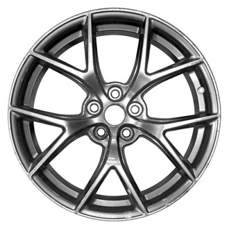 CCI® - 5 V-Spoke Painted Medium Smoked Hyper Silver 19x10 Alloy Factory Wheel - Remanufactured