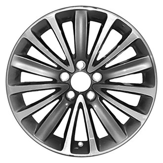 CCI® - 15 Alternating-Spoke Medium Charcoal with Machined Face 18 Alloy Factory Wheel - Remanufactured