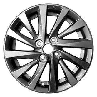 CCI® - 4 W-Spoke Charcoal Metallic with Machined Face 15x5.5 Alloy Factory Wheel - Remanufactured