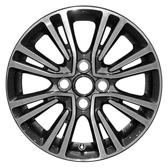 CCI® - 8 V-Spoke Dark Charcoal with Machined Face 15x5 Alloy Factory Wheel - Remanufactured