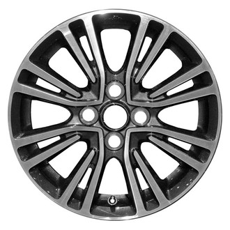 CCI® - 8 V-Spoke Painted Gloss Black 15x5 Alloy Factory Wheel - Remanufactured
