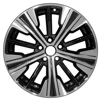 CCI® - 10-Slot Black with Machined Face 18x7 Alloy Factory Wheel - Remanufactured