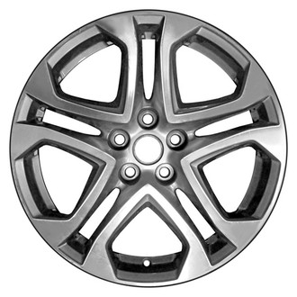 CCI® - Double 5-Spoke Medium Metallic Silver with Machined Accents 19x9 Alloy Factory Wheel - Remanufactured