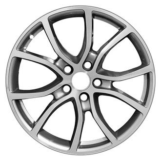 CCI® - 5 V-Spoke Machined and Silver 21x11 Alloy Factory Wheel - Remanufactured