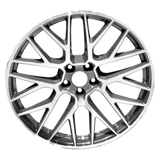 CCI® - 10 Split-Spoke Machined Medium Charcoal Metallic 21x10 Alloy Factory Wheel - Remanufactured