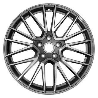 CCI® - 5 Double V-Spoke Machined and Dark Charcoal 21x9.5 Alloy Factory Wheel - Remanufactured