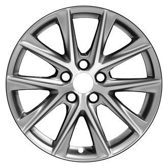 CCI® - 10-Spoke Dark Charcoal Metallic with Matte Clear 18x8 Alloy Factory Wheel - Remanufactured