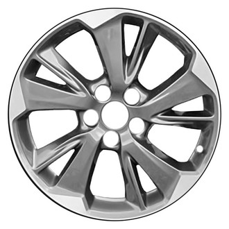 CCI® - 5 Split-Spoke Machined Flange Dark Charcoal Metallic 19x7.5 Alloy Factory Wheel - Remanufactured