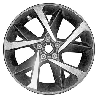 CCI® - 10-Spoke Machined and Dark Charcoal 19x8 Alloy Factory Wheel - Remanufactured