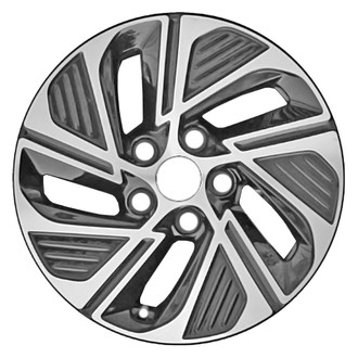 CCI® - 5-Slot Machined Gloss Black 16x6.5 Alloy Factory Wheel - Remanufactured