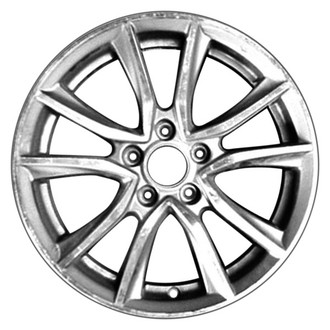CCI® - 5 V-Spoke Medium Charcoal with Machined Face 17x6.5 Alloy Factory Wheel - Remanufactured