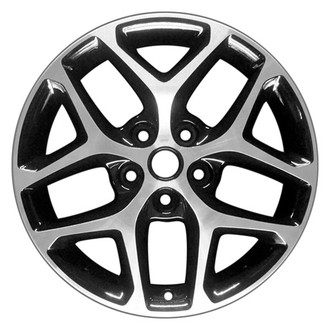 CCI® - 5 Y-Spoke Gloss Black with Machined Accents 18x8 Alloy Factory Wheel - Remanufactured