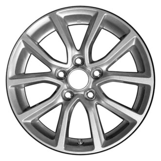 CCI® - 5 V-Spoke Dark Charcoal with Machined Accents 16x6.5 Alloy Factory Wheel - Remanufactured