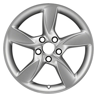 CCI® - 5 Turbine-Spoke Silver 17x6.5 Alloy Factory Wheel - Remanufactured