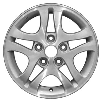 CCI® - Double 5-Spoke Silver with Machined Face 15x6 Alloy Factory Wheel - Remanufactured