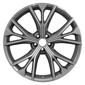 CCI® - Triple 5-Spoke Machined Medium Charcoal Metallic 21x10 Alloy Factory Wheel - Remanufactured