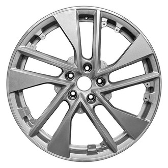 CCI® - 10 I-Spoke Machined Flange Medium Sparkle Silver Metallic 21x9.5 Alloy Factory Wheel - Remanufactured